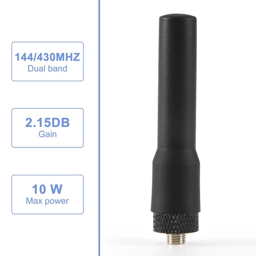 SF20 Dual Band SMA-F Soft Antenna for UV5R UV5RA/Plus BF888s Black H6M92102 - Zdjęcie 2 z 4