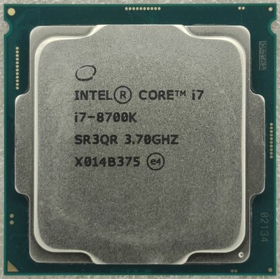 Intel Core i7-8700K 3,7GHz 6-Core Desktop LGA1151 CPU Prozessor SR3QR - Getestet