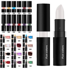 Women Matte Waterproof Lipstick Gothic Cosmetic Highly Pigmented Lip Gloss 1Pcs