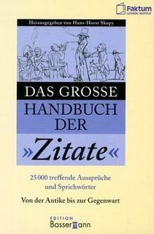 Das grosse Handbuch der Zitate  von Hans-Horst Skupy | Buch | Zustand gut - Bild 1 von 2