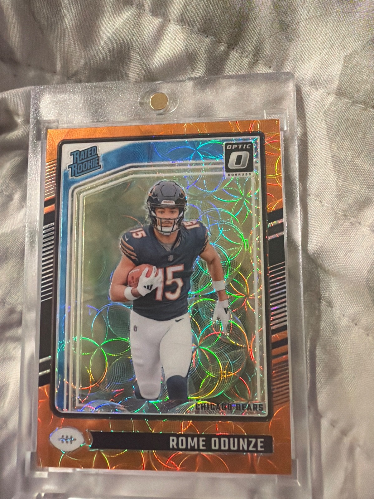 2024 Donruss Optic - Rome Odunze #286 Orange Scope Prizm /79 (RC)