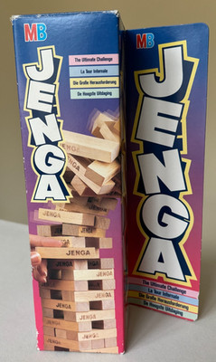 VINTAGE 1990er ORIGINAL JENGA SPIEL
