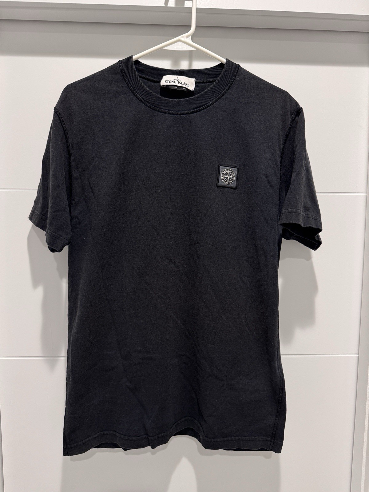 Stone Island Mens Black Patch Program Tee Size M … - image 1