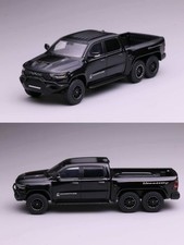596 1:64 RAM 6 6 with lights Alloy car Model Collectible Ornament Gift toy