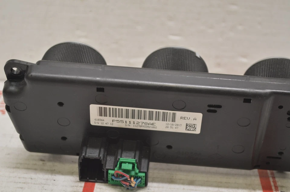 2007 2017 Jeep Patriot unidade de controle climático aquecedor temperatura CA HVAC CI66#025 - Imagem 3 de 4