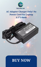 65W 45W AC Adapter Charger Only No Power Cord for Laptop 4.5 3.0mm