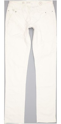 G-Star Gate Damen Jeans weiß Straight Slim Stretch W29 L33 (90685)