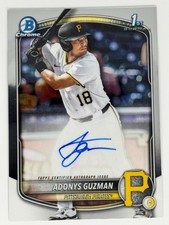 Adonys Guzman ON CARD AUTO 2025 Bowman Draft 1st Bowman Chrome #CPA-AG
