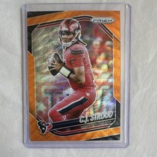 2025 Panini Prizm C.J. Stroud Texans Orange Prizm 10/65 No. 143