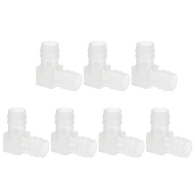 7 Pcs 5/8'' Plastic Hose Barb 90 Degree Elbow l Fittings Equal Barbed Joint