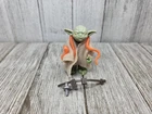 Yoda Action Figure Vintage Kenner Star Wars With  Orange Snake And Robe