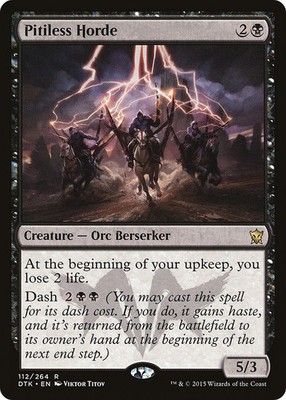 Pitiless Horde [Dragons of Tarkir] Magic MTG