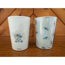 Disney Stitch Plastic Tumblers Set of 2 Blue Lilo Stitch Cups