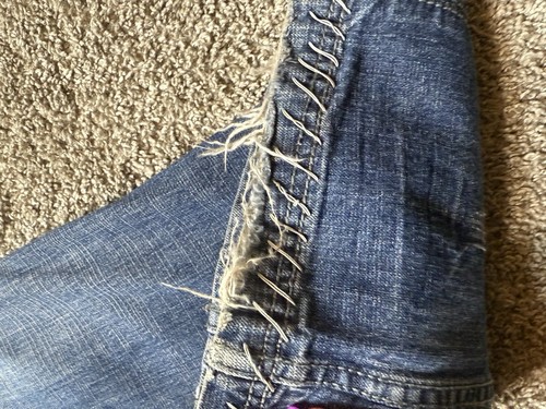Vintage Antik Denim Bootcut Flare Low Rise Jeans Sz 27 Medium wash - Picture 13 of 14