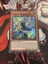 Yu-Gi-Oh TCG Artmage Finmel DUAD-EN009 Secret Rare Card Near Mint NM Condition