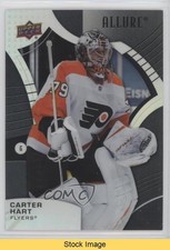 2021-22 Upper Deck Allure Black Rainbow Carter Hart #58 READ 0c6