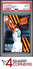 1994 HOOPS POWER RATINGS #PR-6 ALONZO MOURNING HOF POP 1 PSA 8