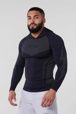 YoungLA 8062 - WARRIOR COMPRESSION HOODIES Black Size Large Mens Ready To Ship