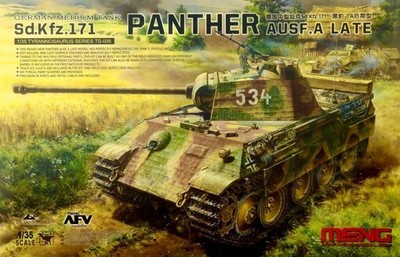 Meng Model TS-035 1:35th German Medium Tank Sd.Kfz. 171 Panther Ausf. A Late