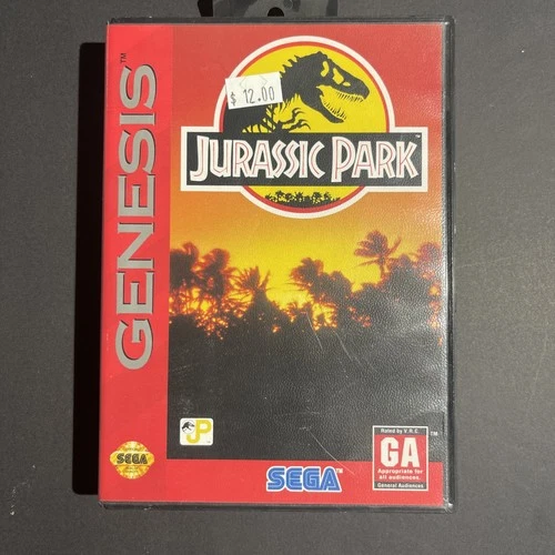 Sega Genesis Jurassic Park CIB Complete FREE SHIPPING