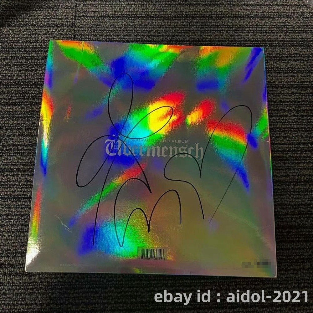 BIGBANG G-DRAGON Autographed Signed LP Ubermensch Übermensch  Album RARE 2025