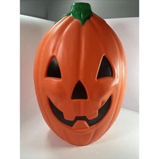 Vtg SUN HILL 20" HALLOWEEN BLOW MOLD JACK O LANTERN PUMPKIN No Cord/Light USA