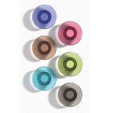 Quartet Strong Magnets for Glass Whiteboards, Large, Assorted Colors, 6 Pack