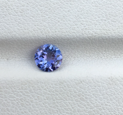 #ad Natural tanzanite top quality loupe clean well cut good color round 0.50 carat $72.33