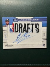 2010-11 Prestige-Nba Draft Class DeMarcus Cousins #5 Signatures 33/299 (AU, RC)