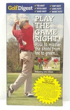 Golf Digest - Play The Game Right! (VHS, 1999) TESTED WORKS