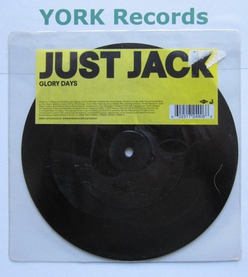 JUST JACK - Glory Days **ETCHED B-SIDE** - Ex Con 7'' Single Mercury LC 00268