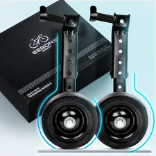 Adult Adjustable Bike Training Wheels for 20” to 26” Bicycles - Heavy Duty