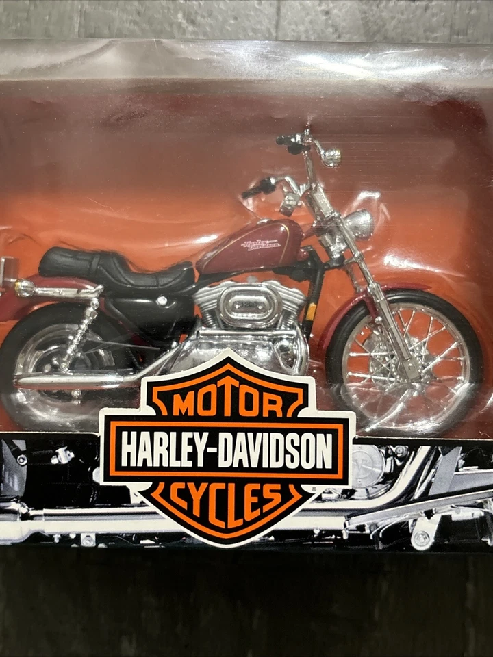 Bicicleta diecast Maisto Harley Davidson XLH Sportster 1200 1997 escala 1:18 nueva Foto 2 de 4