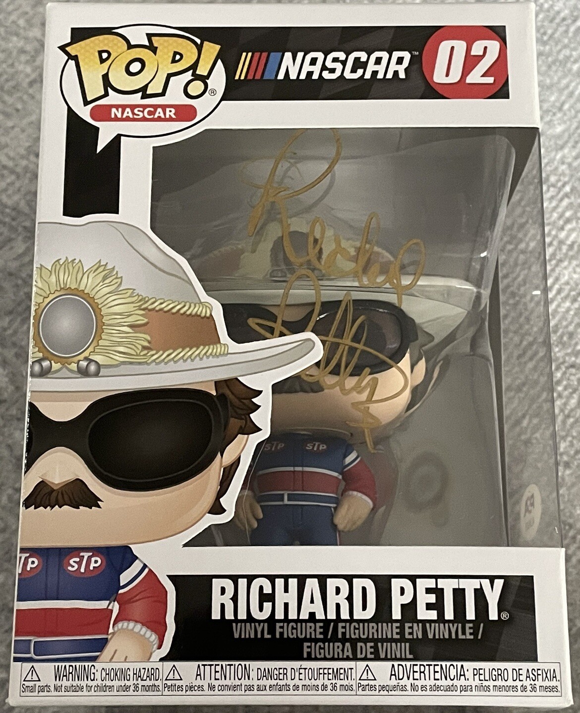 Richard Petty Signed Funko POP PSA/DNA Autographed Racing NASCAR Legend