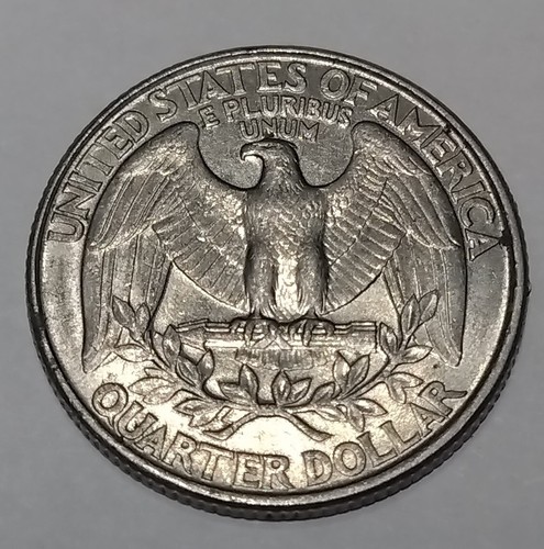 1995 P Washington Quarter error Misaligned Die Obverse Rail road edge Top - Picture 3 of 3