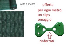 TELO OMBREGGIANTE RETE OMBRA 90% FRANGISOLE FRANGIVISTA OSCURANTE PAPILLON + ACC