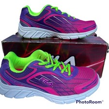 Fila Kids Running Shoes Sneakers Girls 5.5 Cool Max Imperative 3SR21006-698 Pink