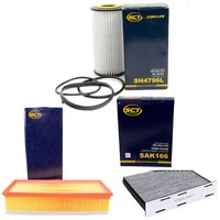 Inspektionspaket Filterset SCT FüR Audi A3 TT Seat Leon Skoda VW Passat EOS 2.0