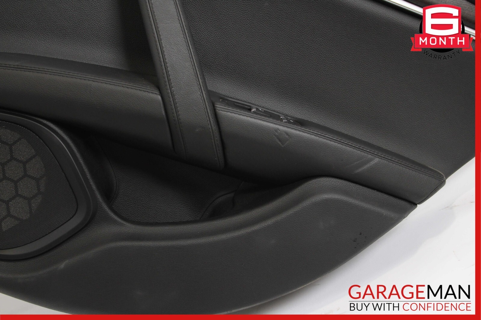 14-17 Maserati Ghibli Rear Right Side Interior Door Trim Panel Assembly Black