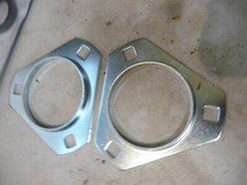 2 PFT207 Triangle 3 Bolt Pressed Steel Bearing Flanges