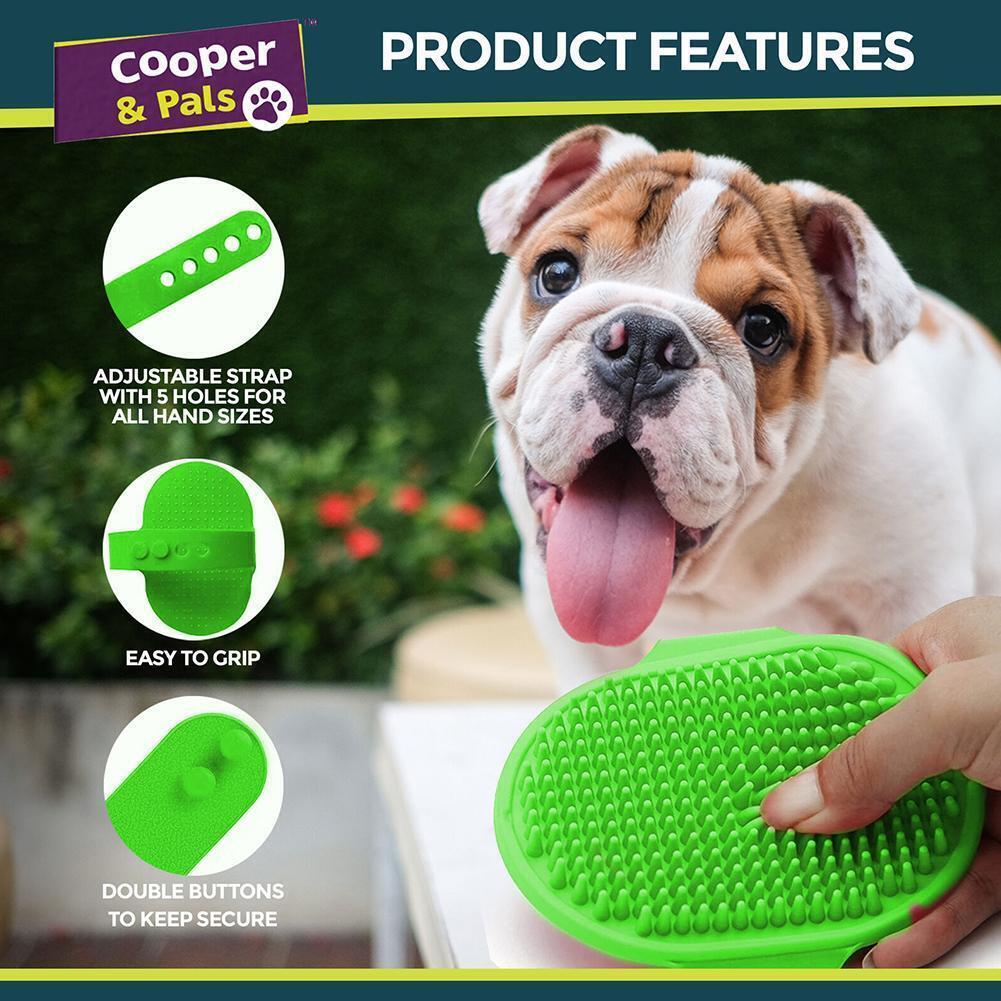 Dog Grooming Mitt Pet Glove Brush Cat Fur Hair Remover Hand Deshedding V2I9 eBay