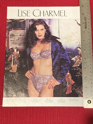 Lise Charmel France Bra & Panties Underwear 1997 Print Ad