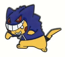 Pokemon Pikachu Gengar Hoodie Custom Enamel Pin Brooch Nintendo Anime