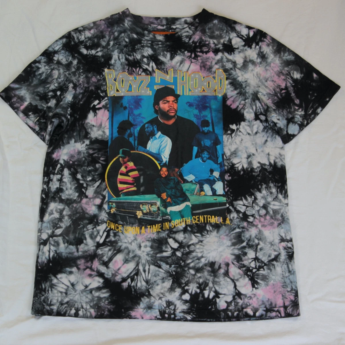 Shoe Palace x Boyz N The Hood T Shirt Tie Dye Ice Cube Cuba Jr. Movie Rap Tee M