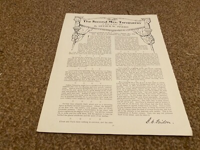 PLPS40 ARTHUR W PINEROS DIE ZWEITE MRS TANQUERAY SPIELARTIKEL GLADYS COOPER