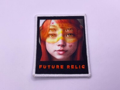 Castle Grayscale Future Relic Interdimensional Gal EDC Woven Pouch Patch