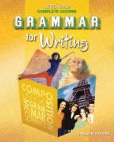 Grammar for Writing : Level Gold Complete Course by Sadlier (Hardcover ...