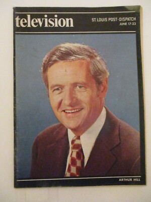 Arthur Hill - St. Louis Post-Dispatch TV Guide Magazine 1973