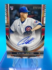 2023 Topps Tribute Baseball Caleb Kilian Auto /199 Chicago Cubs Rookie On-Card