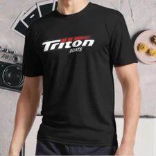 New Shirt Triton Boats Active Logo T-Shirt Funny Size S - 5XL